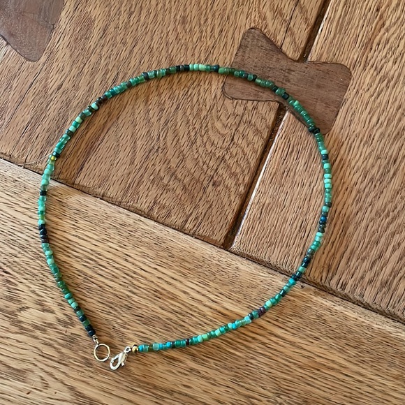 Mixed Glass Seed Bead Necklace - Picture 1 of 6